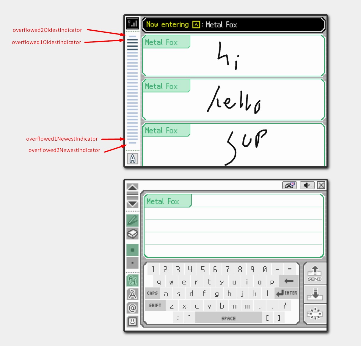 Paperchat - viewing overflowed1 while overflowed2 exists