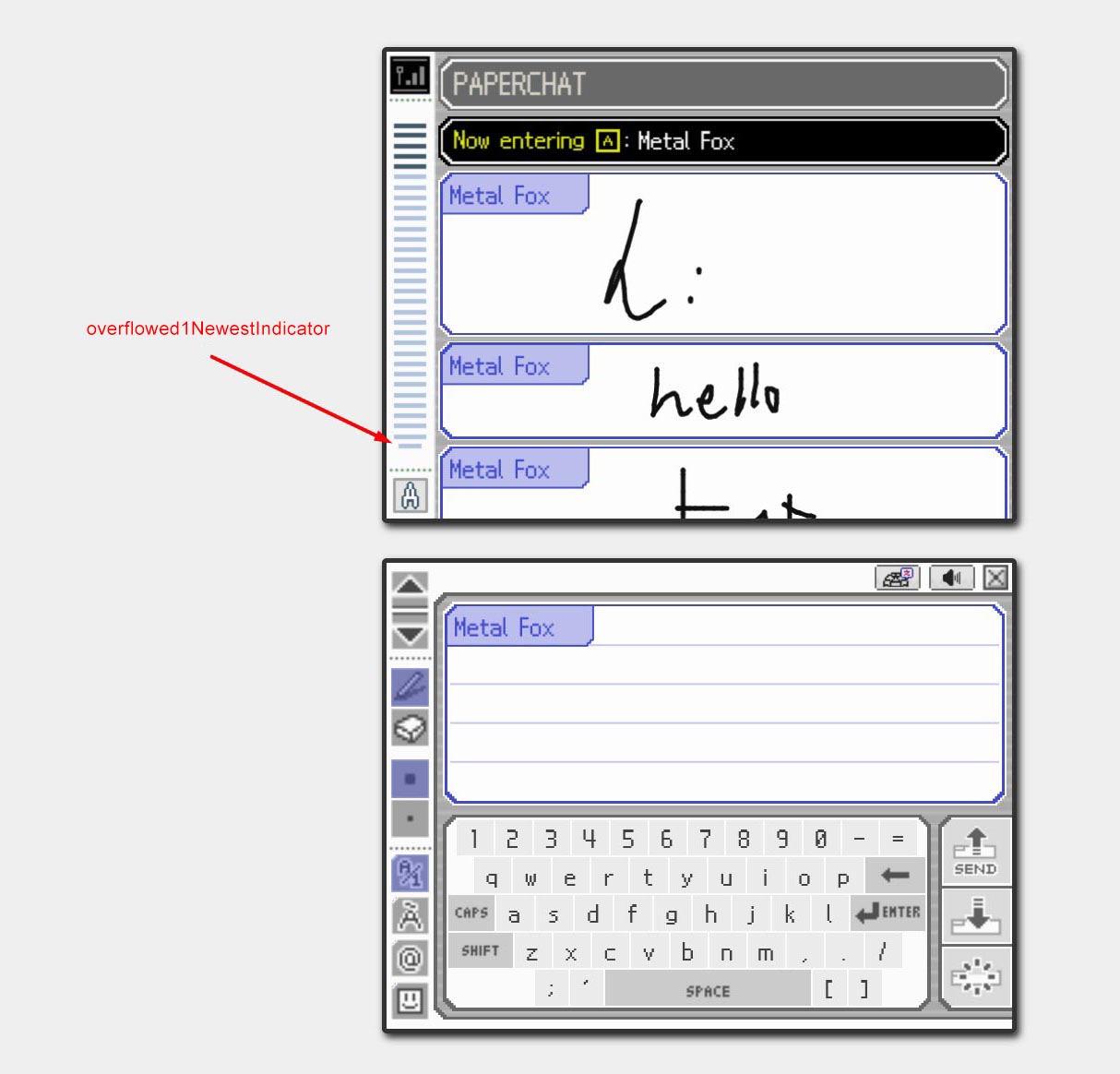 Paperchat - viewing overflowed1 while overflowed2 doesn't exist